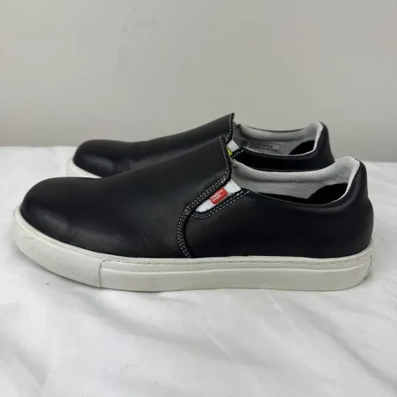 Mellow Walk Owen/Jessica Steel Toe Mens Work Sneakers Black Slip Resisting 8.5