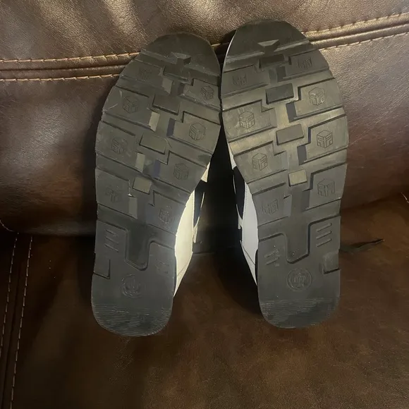Men's Black and White Shoes