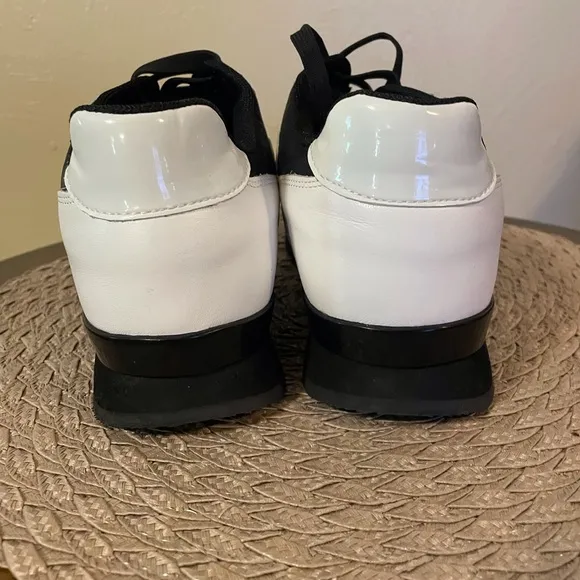 Men's Black and White Shoes