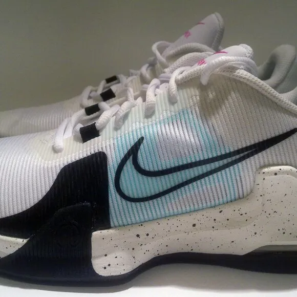 Men's Nike Shoes Size 9 Air Max Impact 4 White Copa Black Speckled $90