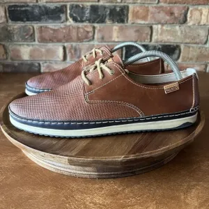 Mens Pikolinos Jucar Perforated Brandy Oxford Shoes Sneakers EU 42 US 8.5