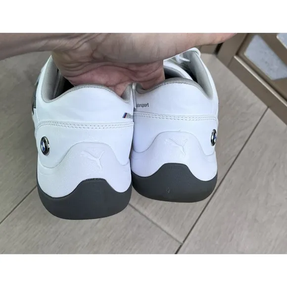 Mens Puma BMW Motorsport Kart Cat III men white sneakers 10.5 eu 44