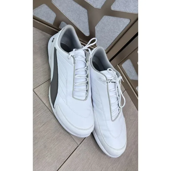 Mens Puma BMW Motorsport Kart Cat III men white sneakers 10.5 eu 44