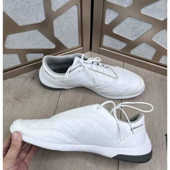 Mens Puma BMW Motorsport Kart Cat III men white sneakers 10.5 eu 44