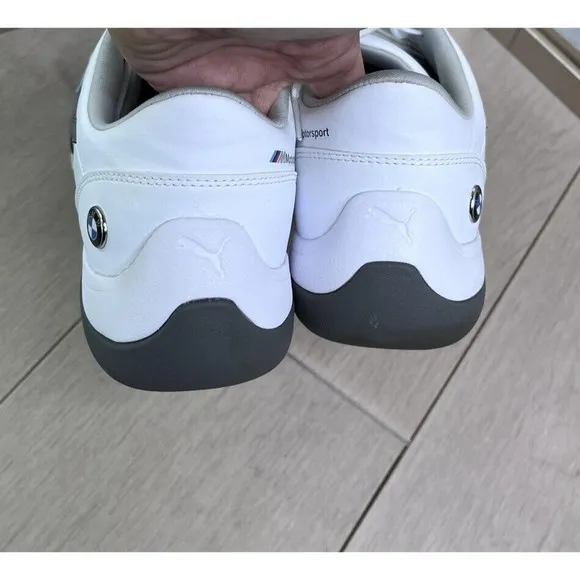 Mens Puma BMW Motorsport Kart Cat III men white sneakers 10.5 eu 44