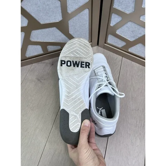 Mens Puma BMW Motorsport Kart Cat III men white sneakers 10.5 eu 44