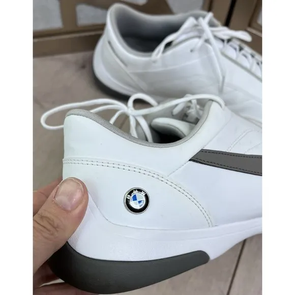 Mens Puma BMW Motorsport Kart Cat III men white sneakers 10.5 eu 44