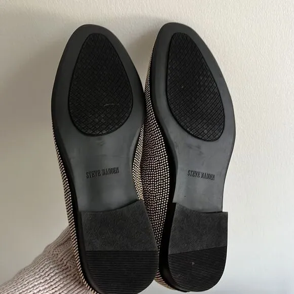 Men’s Steve Madden Mezmoryze Beaded Smoking Slipper Loafer, 11.5, New with box