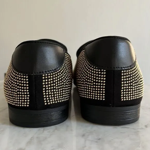 Men’s Steve Madden Mezmoryze Beaded Smoking Slipper Loafer, 11.5, New with box