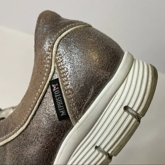Mephisto Yael metallic comfort sneakers 7.5
