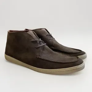 Mercanti Fiorentini RELAX Suede Leather High Top Oxford Shoe Men 12 Brown Brazil