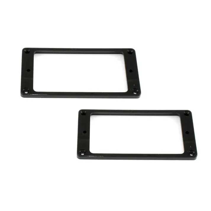 Metal Humbucking Pickup Rings, Flat, Set of 2