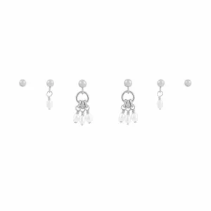 Mila Earring Bundle - Silver