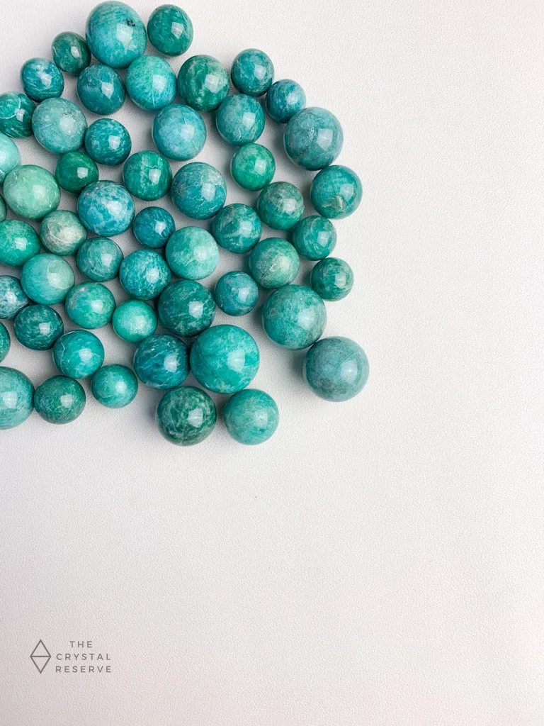 Mini Amazonite Spheres