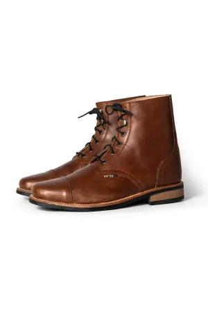 Miro Combat Leather Boots