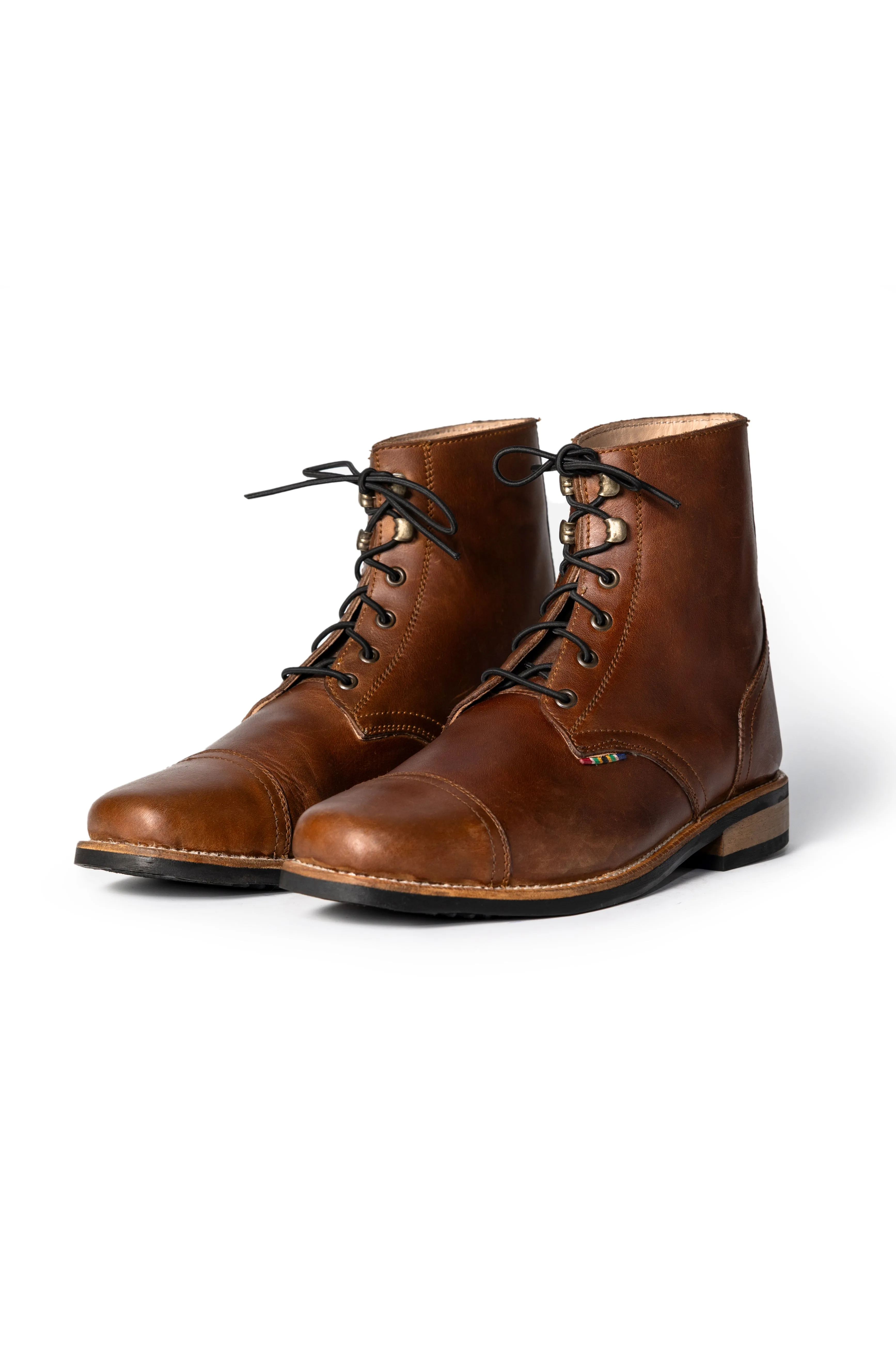 Miro Combat Leather Boots