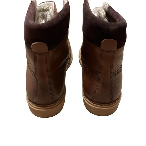 Modern Fiction Men's Casual Leather Cognac Brown Non Slip Boot Size 11 NEW