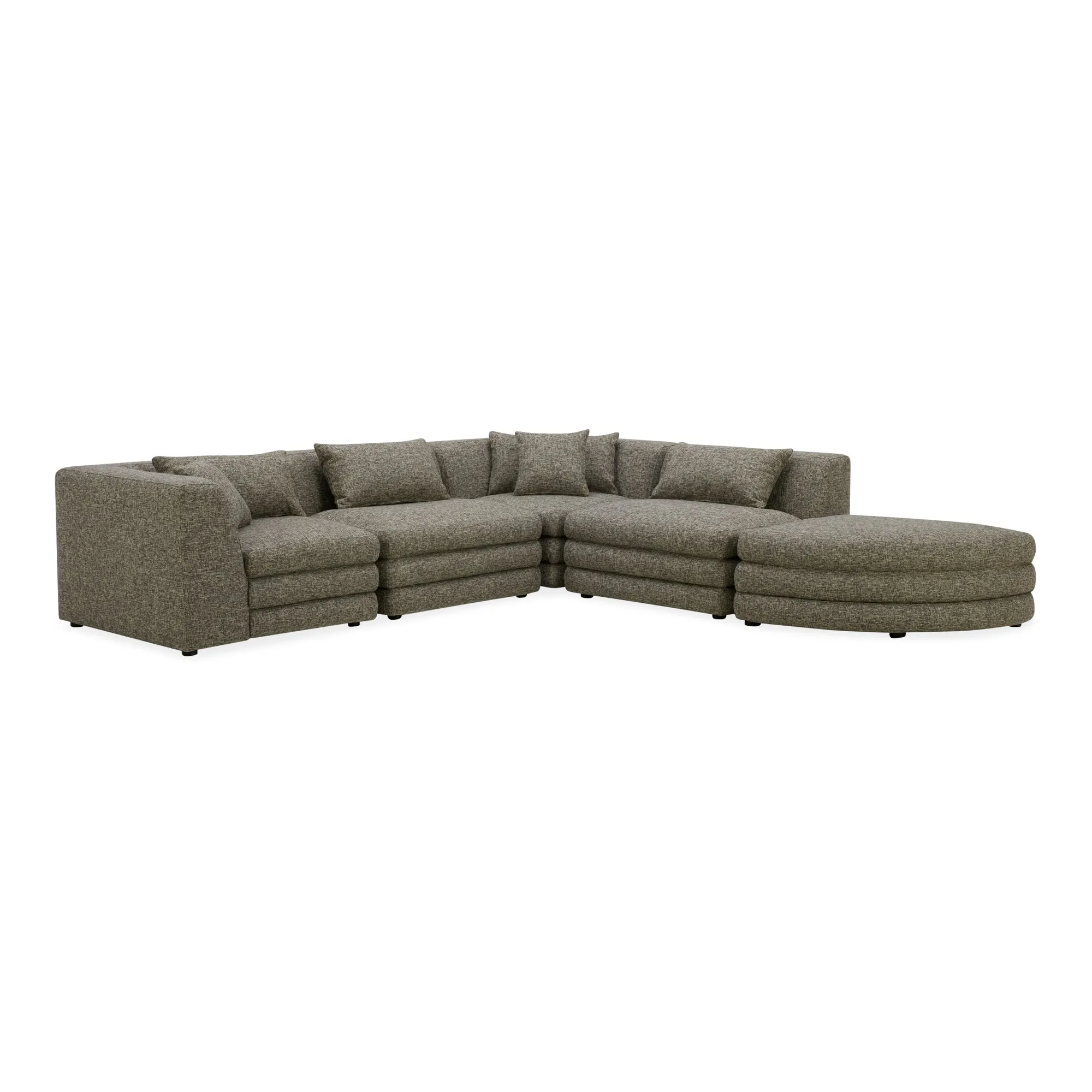 Moe's Home Collection Lowtide Alcove Modular Sectional