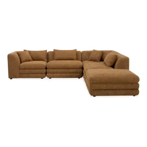 Moe's Home Collection Lowtide Amber Glow Dream Modular Sectional