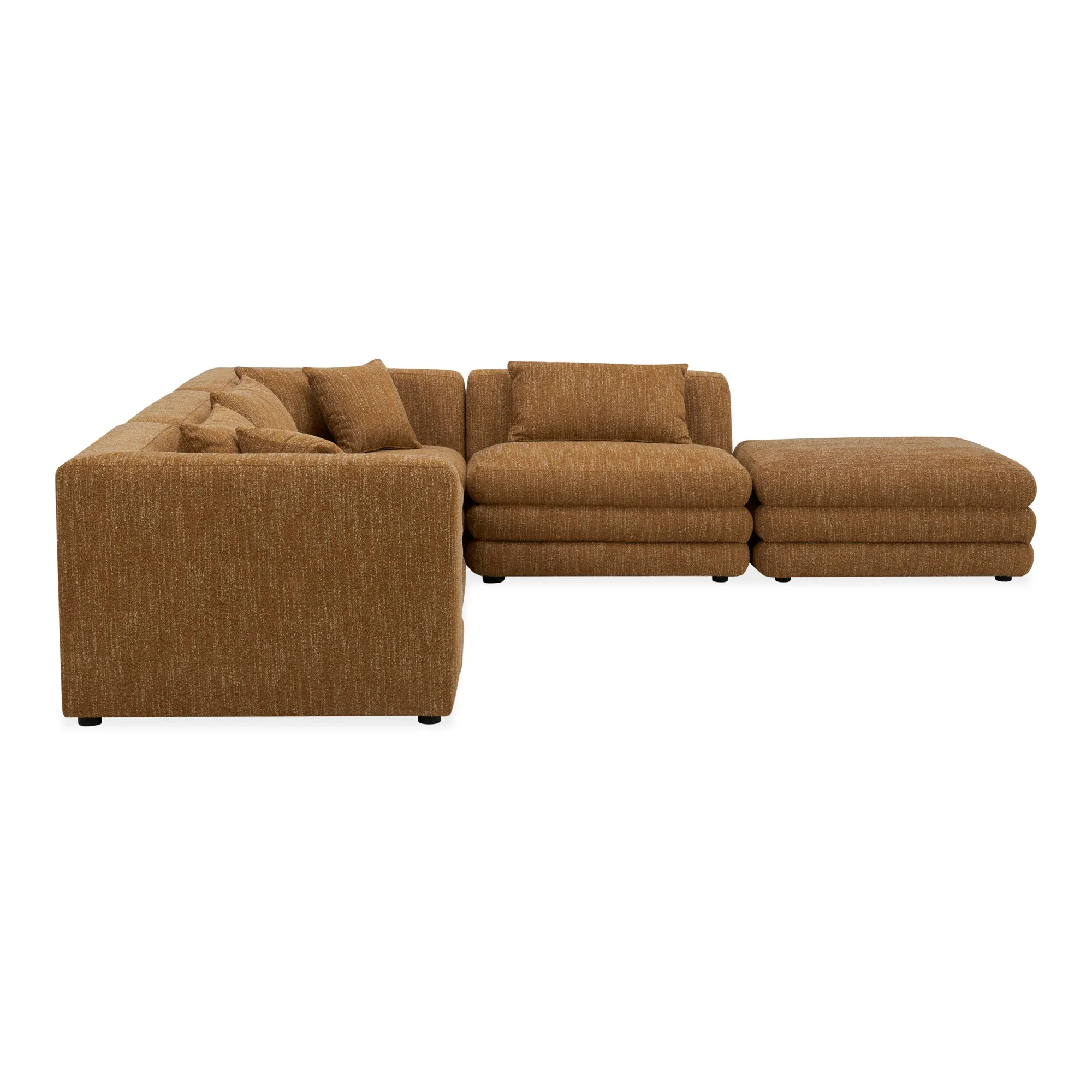 Moe's Home Collection Lowtide Amber Glow Dream Modular Sectional
