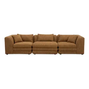 Moe's Home Collection Lowtide Modular Amber Glow Sofa