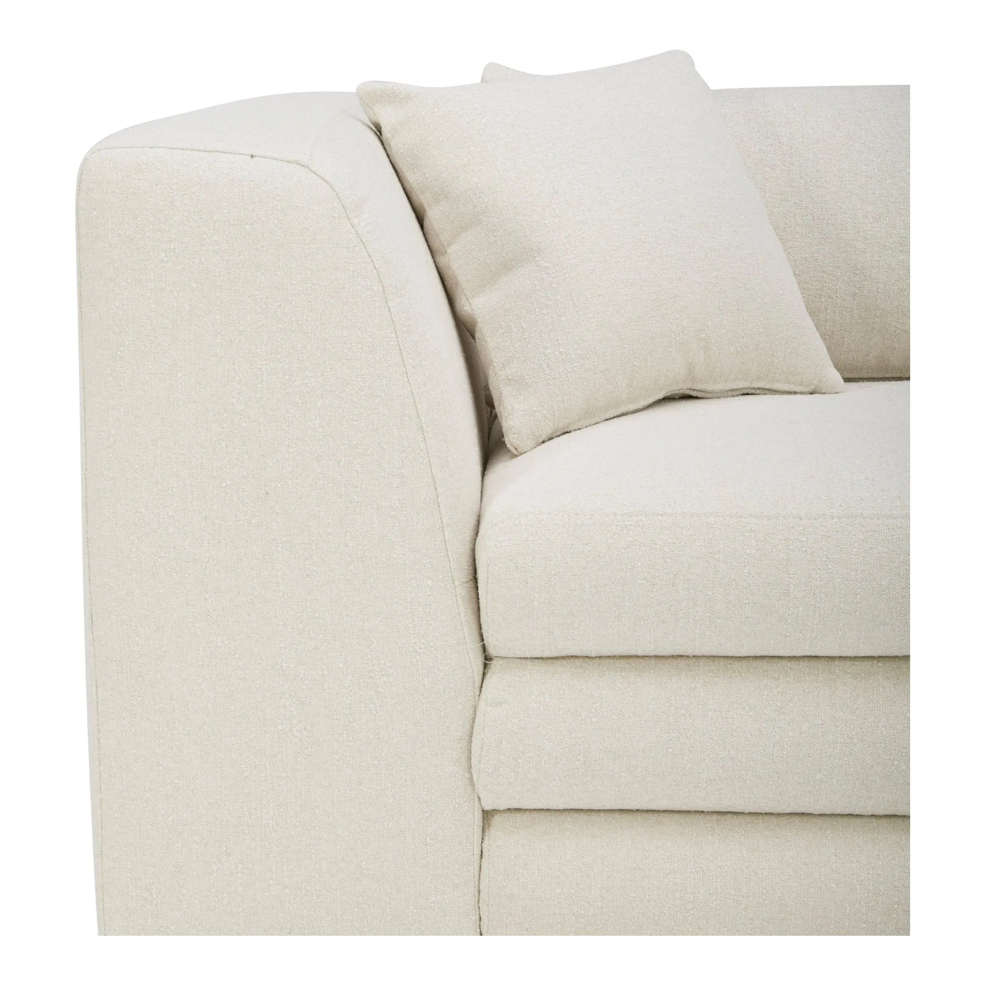 Moe's Home Collection Lowtide Modular Warm White Sofa