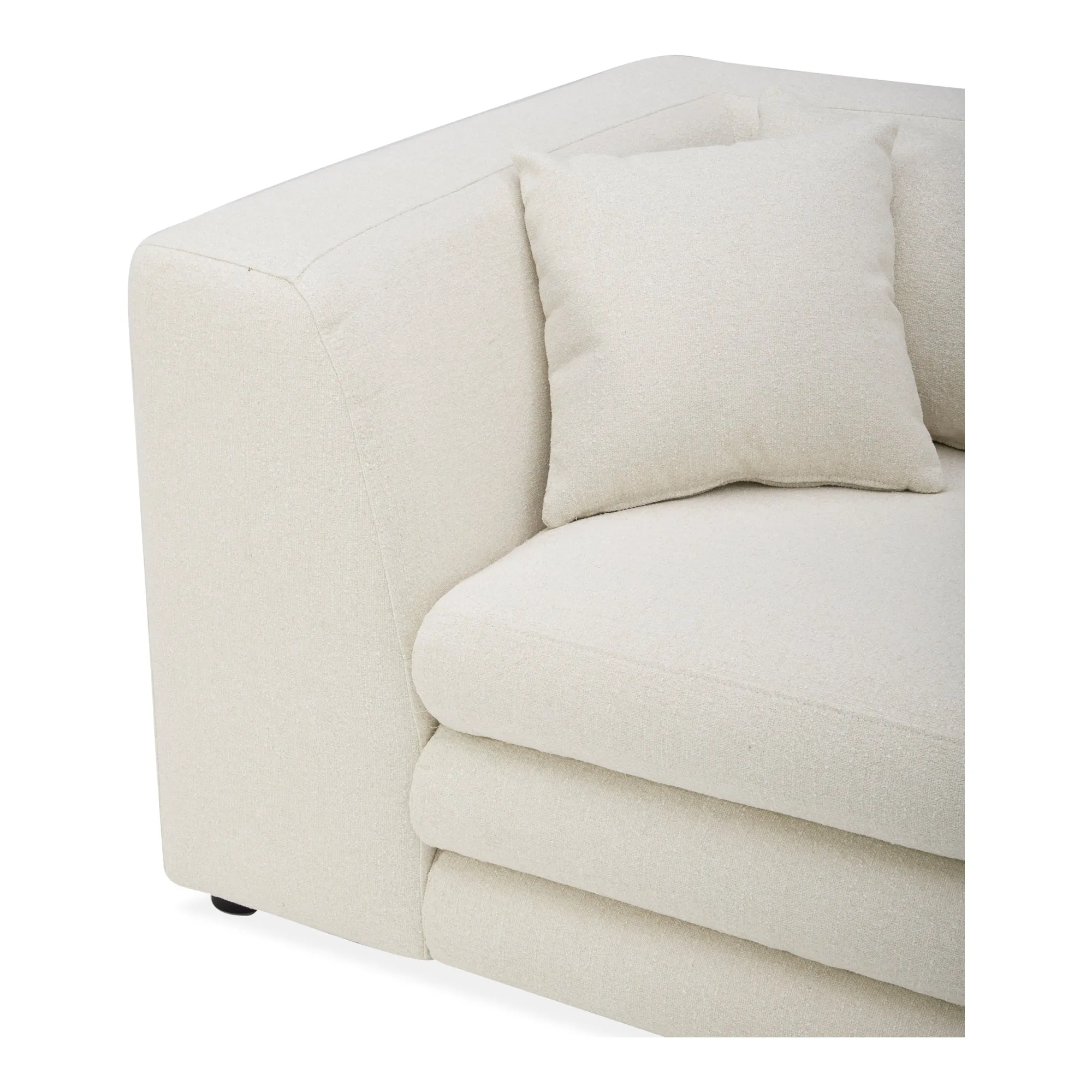 Moe's Home Collection Lowtide Modular Warm White Sofa
