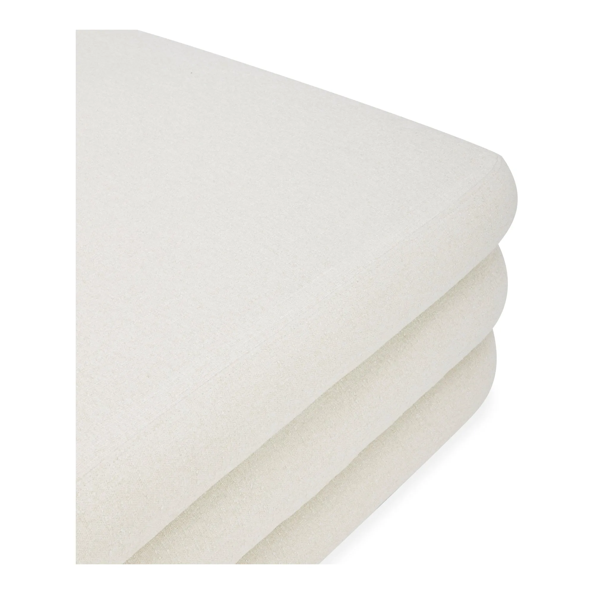 Moe's Home Collection Lowtide Modular Warm White Sofa