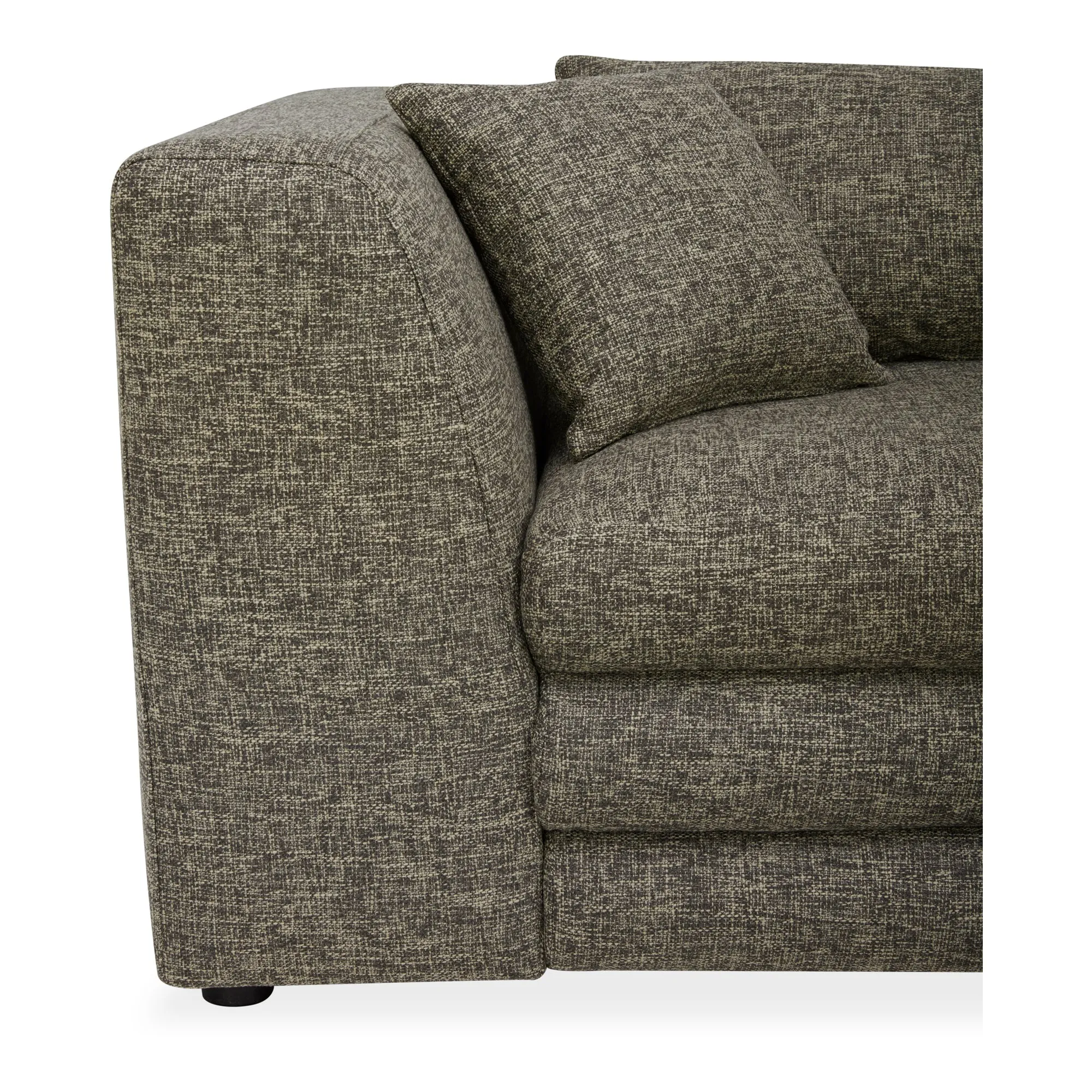 Moe's Home Collection Lowtide Stone Tweed Dream Modular Sectional