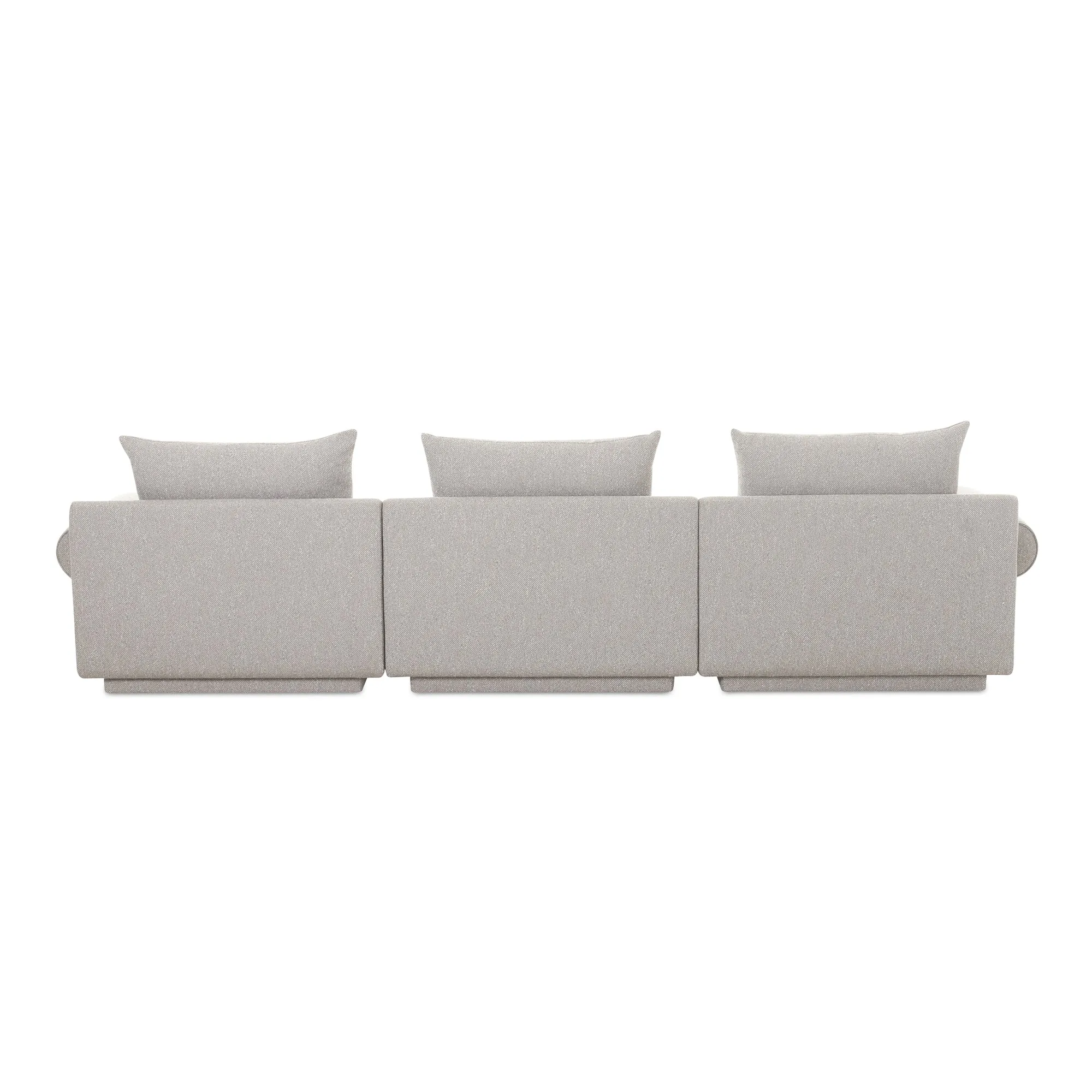 Moe's Home Collection Rosello Light Grey Lounge Modular Sectional