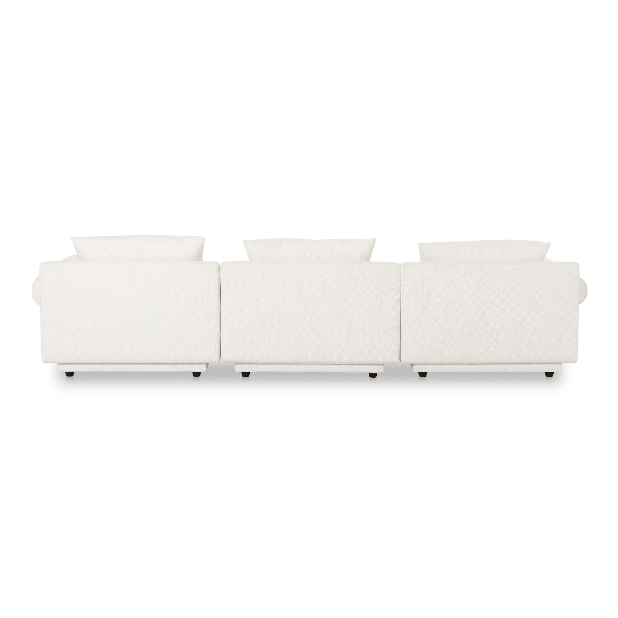 Moe's Home Collection Rosello White Lounge Modular Sectional