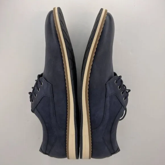 Mofri Mens Controy Navy Blue Pointed Toe NWOB Lace Up Size 12 Oxford Shoes