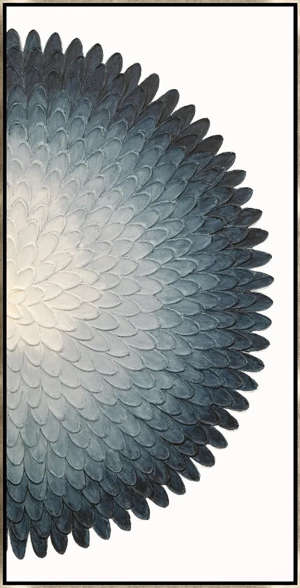 Mono Indigo I & II - Hand Painting
