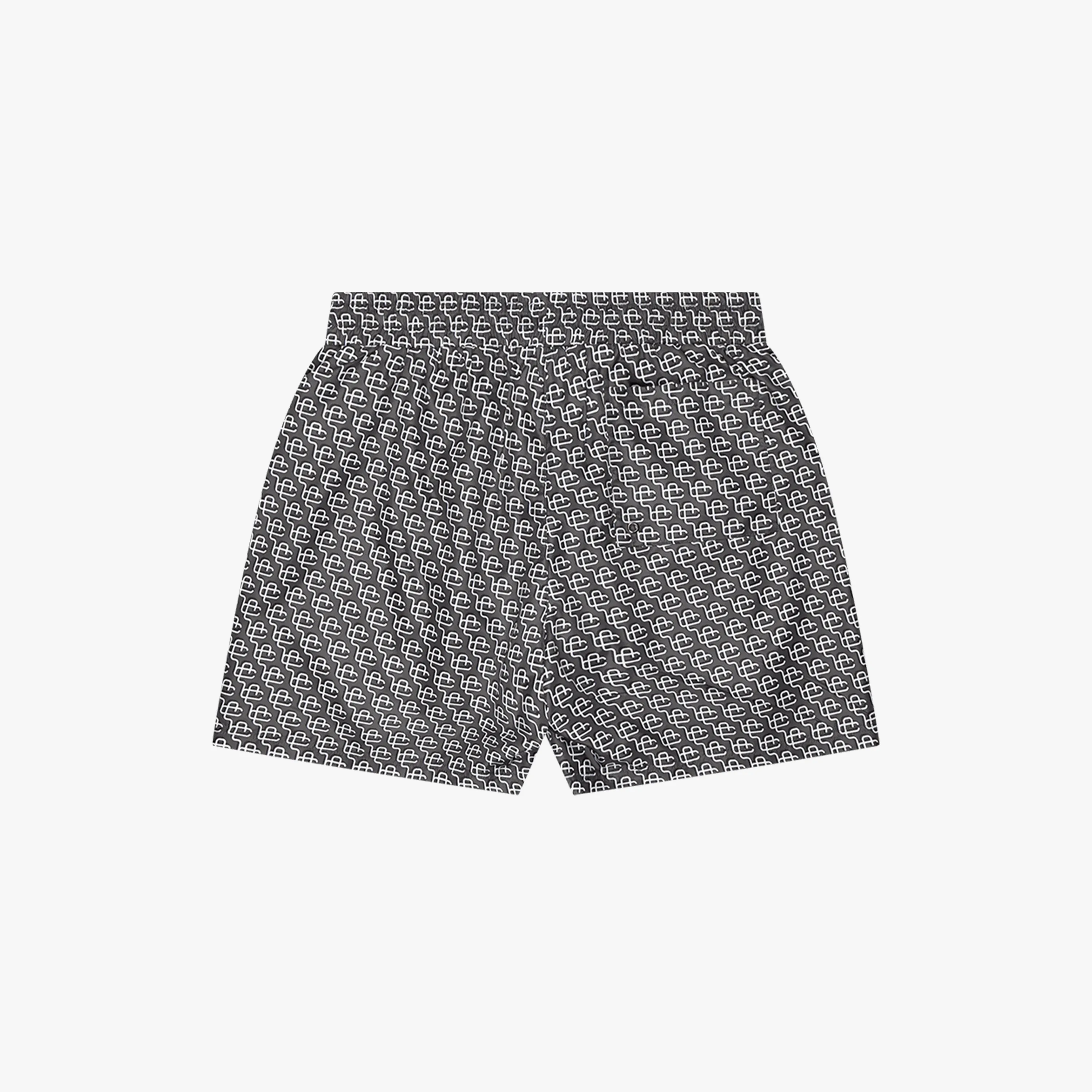 MONOGRAM SWIMSHORTS | ANTHRACITE/WHITE