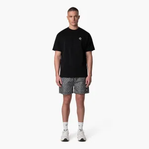 MONOGRAM SWIMSHORTS | ANTHRACITE/WHITE