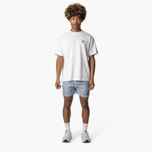 MONOGRAM SWIMSHORTS | LIGHT BLUE/WHITE