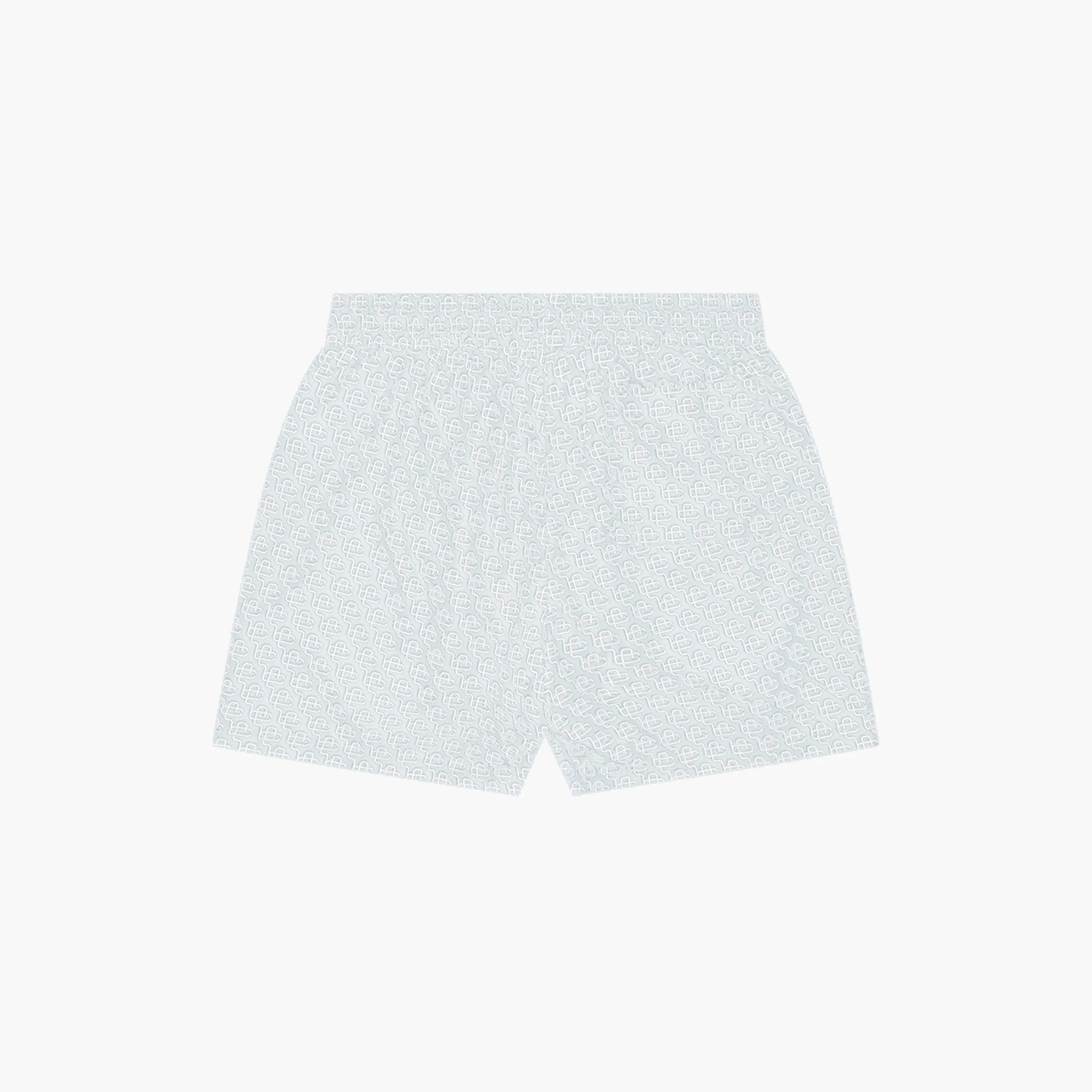 MONOGRAM SWIMSHORTS | LIGHT BLUE/WHITE