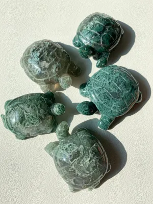 Moss Agate Turtles