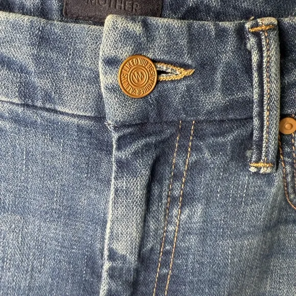 MOTHER High Waisted Looker “What I Had Before I Had You” Jeans - Size 27