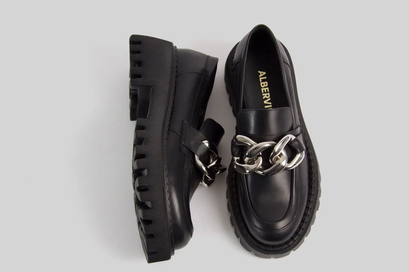 Nadine Black Loafer