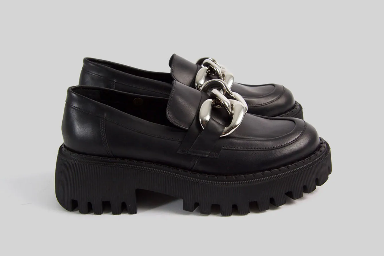 Nadine Black Loafer