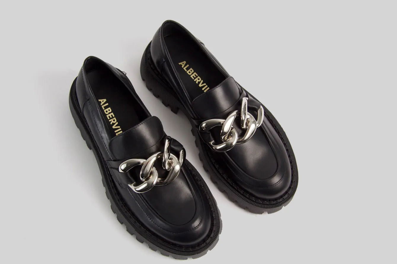Nadine Black Loafer