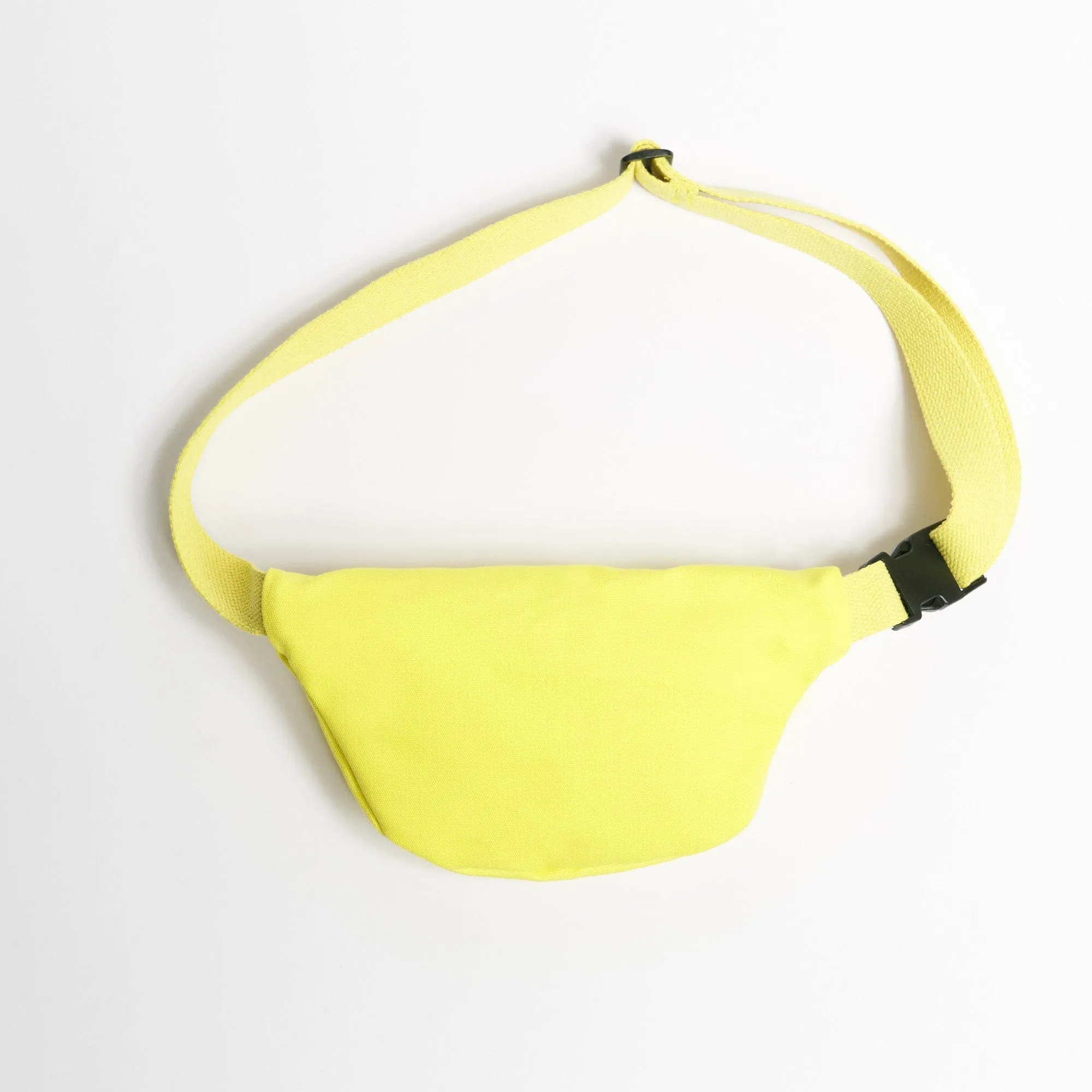 Natural Cotton Canvas Bum Bag | Bright Lemon