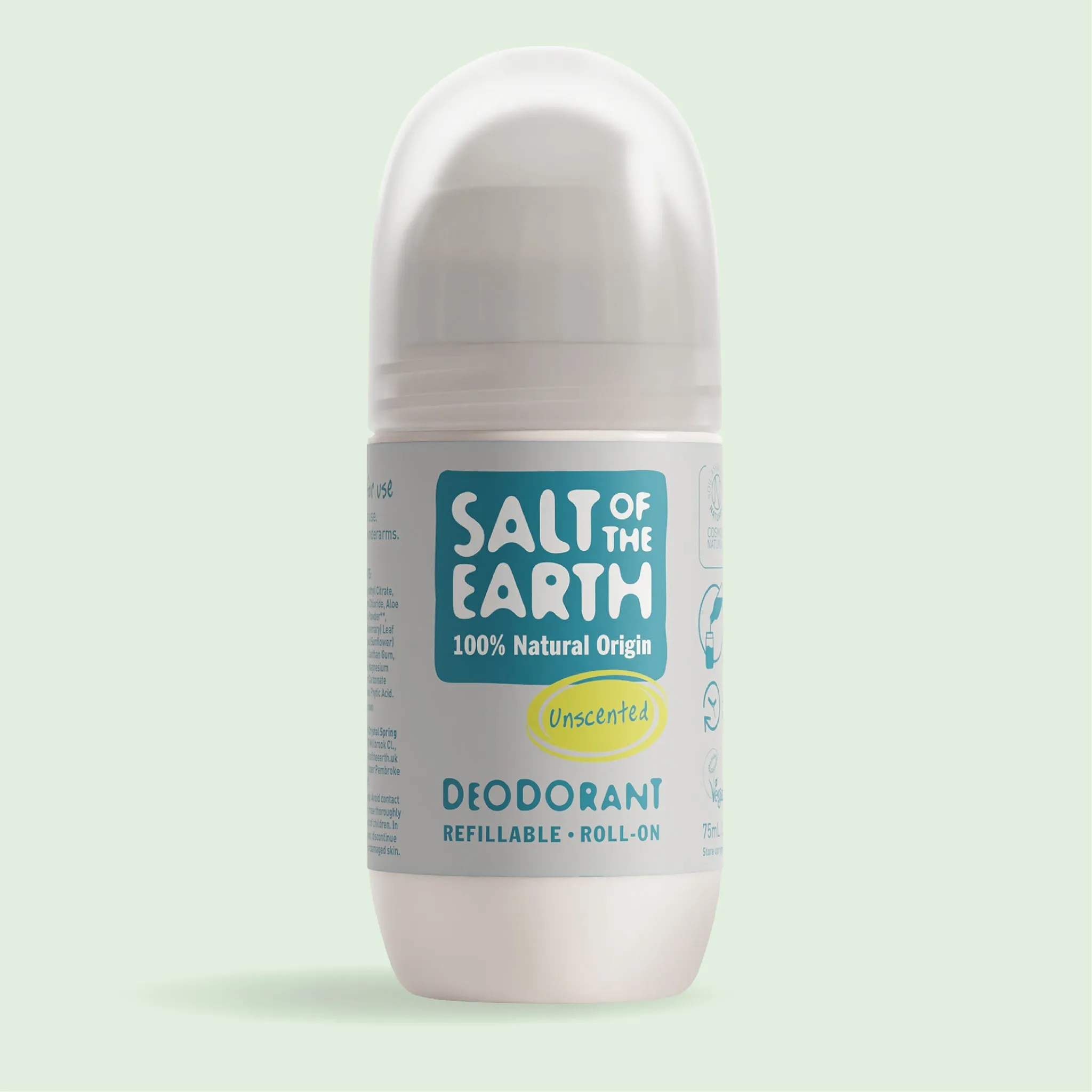 Natural Deodorant Refillable Roll-On | Unscented