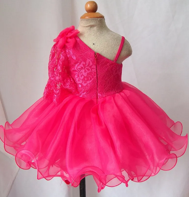 Natural Infant/toddler/baby/children/kids doll style Girl's Pageant Dress