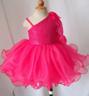 Natural Infant/toddler/baby/children/kids doll style Girl's Pageant Dress