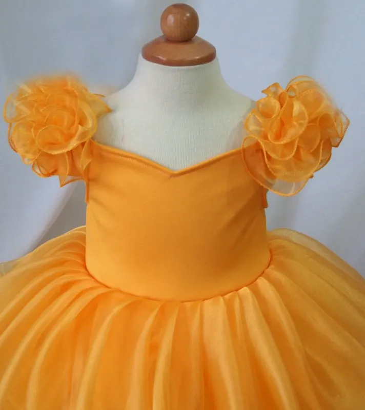 Natural Infant/toddler/children Girl's Pageant Dress/clothing for birthday1-5T EB053F