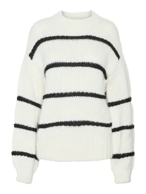 Navine knit cloud dancer black