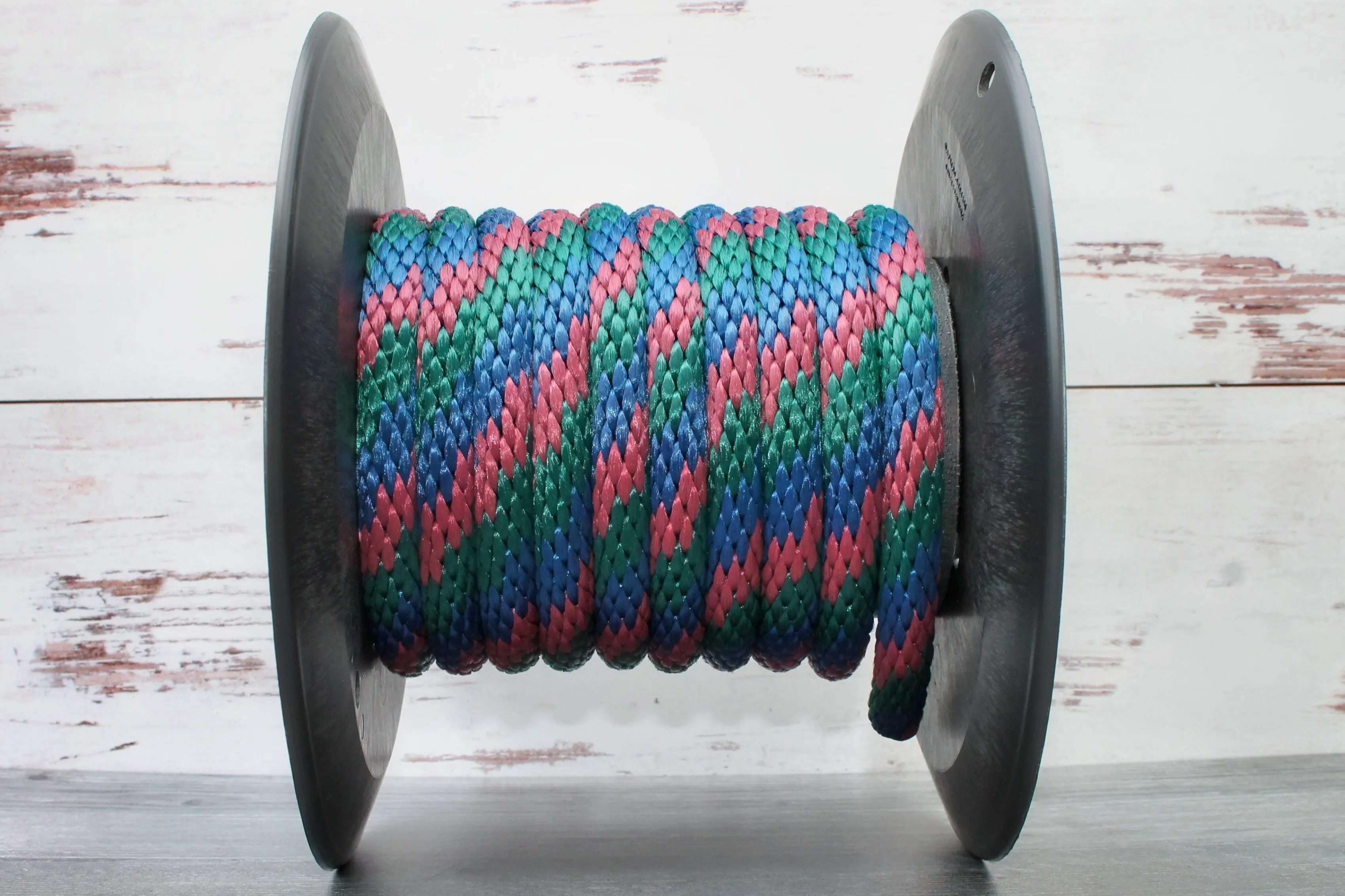Navy, Burgundy, Hunter Green Solid Braided Multifilament Polypropylene Rope