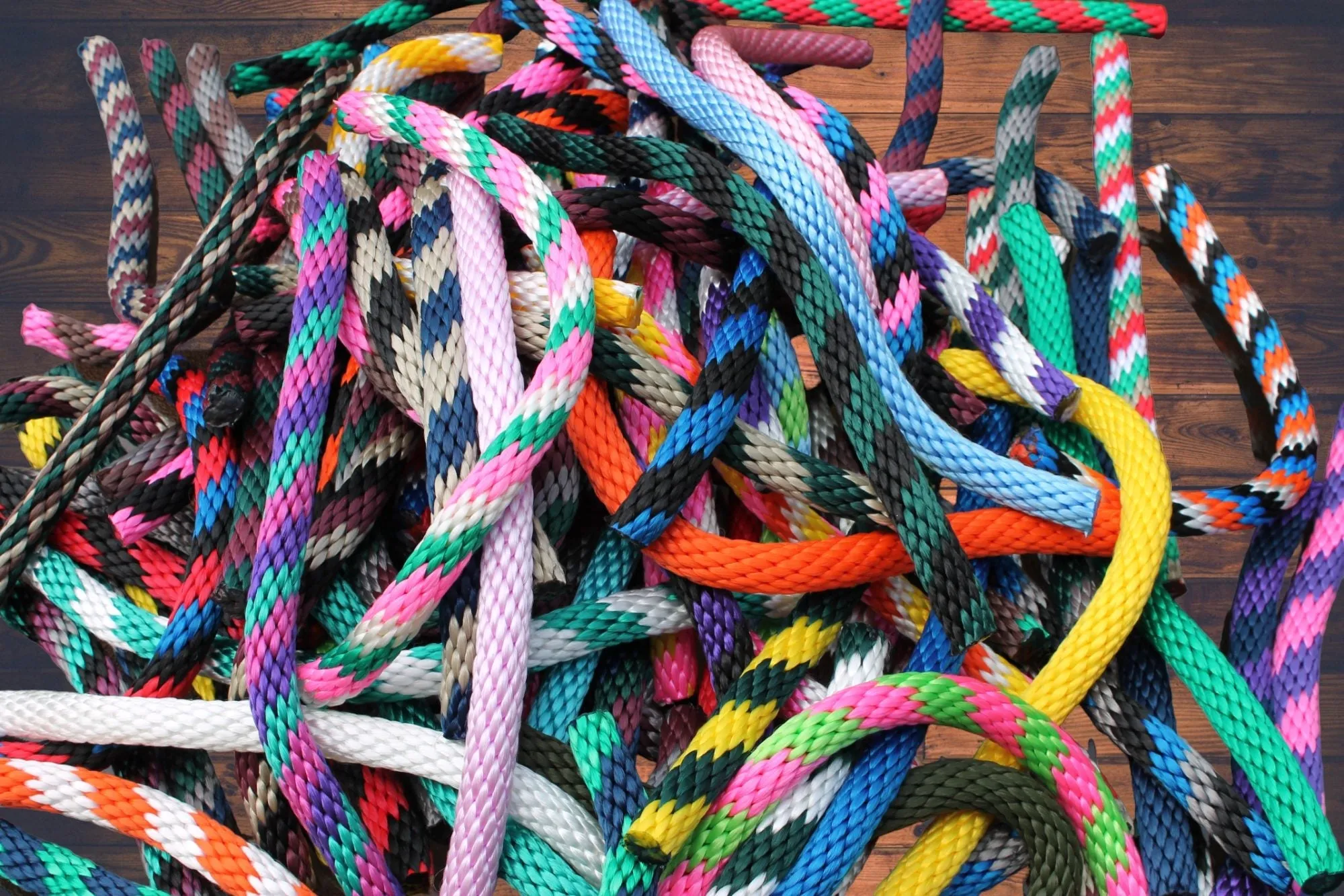 Navy, Burgundy, Hunter Green Solid Braided Multifilament Polypropylene Rope